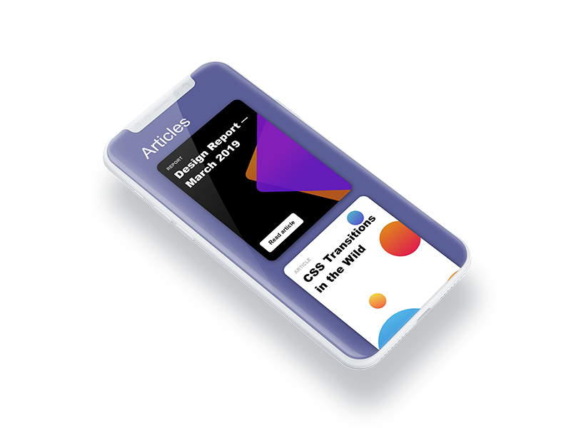 iPhone sample design mockup 1