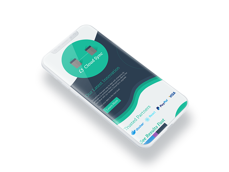 iPhone sample design mockup 2